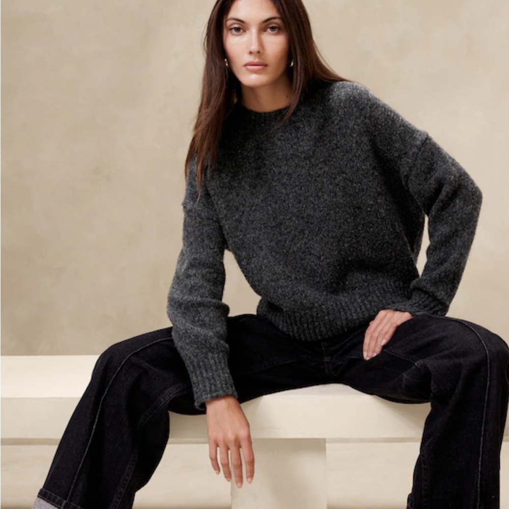 Banana republic Mona oversized cotton wool sweater